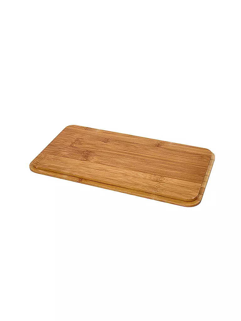 RBV BIRKMANN | Panera con tapa 33x18cm metal/bambú | 