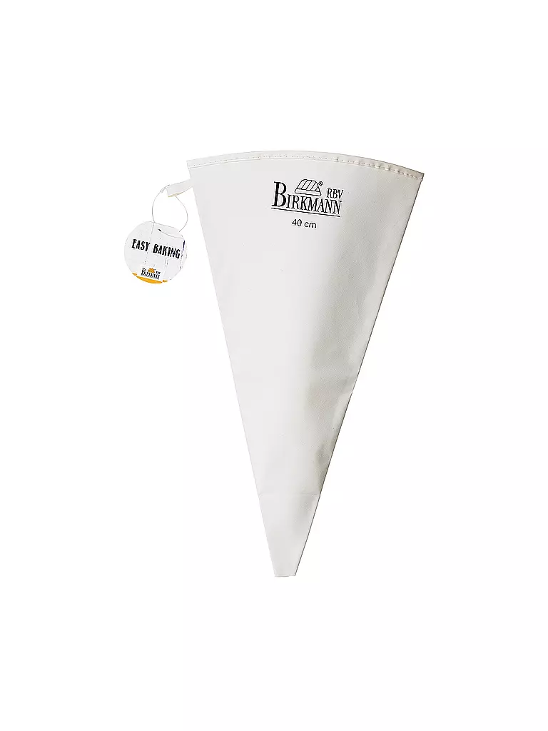 RBV BIRKMANN | Spritzsack EASY BAKING 40cm / 1,5l Baumwolle Weiss | Blanco