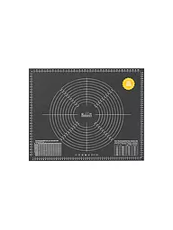 RBV BIRKMANN | Tapete de silicona para amasar con escala 45x55cm | Negro