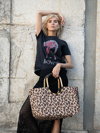 REISENTHEL | Bolso - Loopshopper Large Frame Leo Macchiato