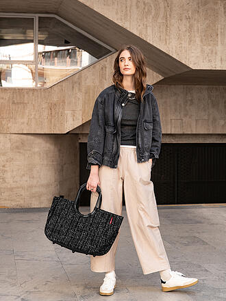 REISENTHEL | Loopshopper L BOUCLE Negro