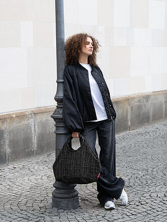 REISENTHEL | Loopbag HOBO BOUCLE Negro