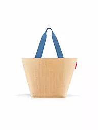 REISENTHEL | Bolso - Shopper Mediano Rafia Azul | Azul