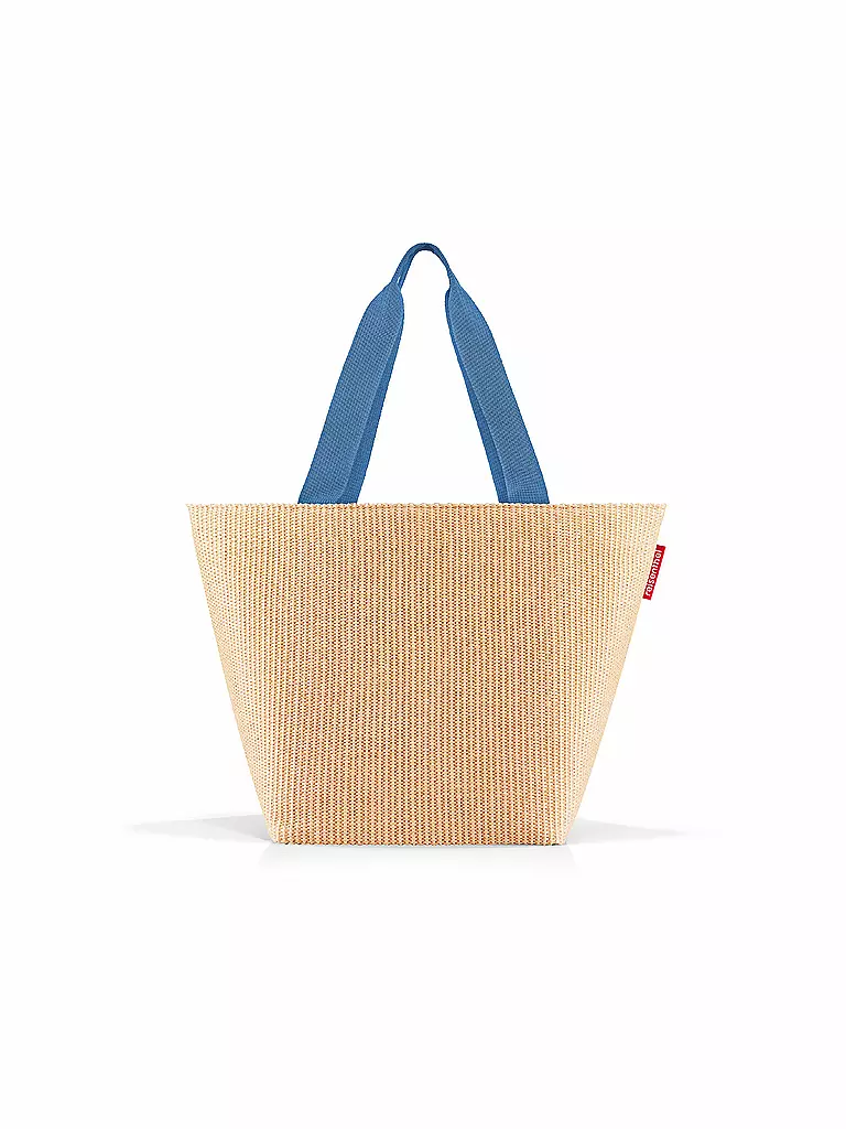 REISENTHEL | Bolso - Shopper Mediano Rafia Azul | Azul