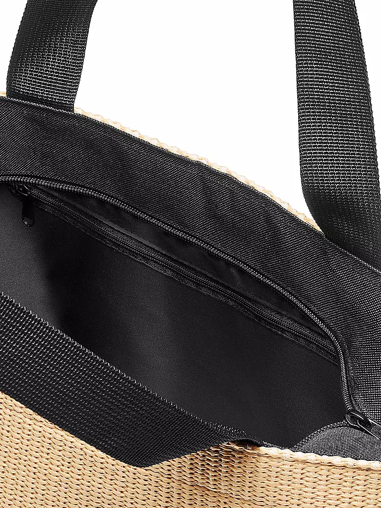 REISENTHEL | Bolso - Shopper Mediano Rafia Negro | 