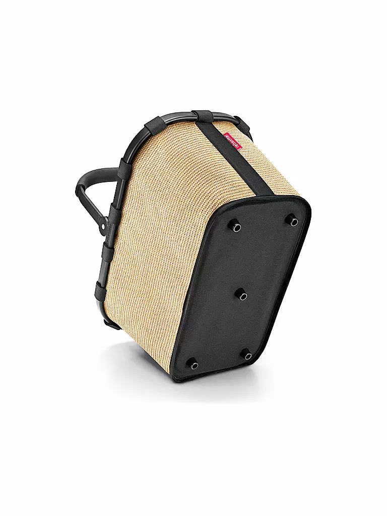 REISENTHEL | Einkaufskorb - Carrybag Raffia Black  | Negro