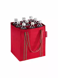 REISENTHEL | Bottle Bag Black para 9 botellas | Rojo