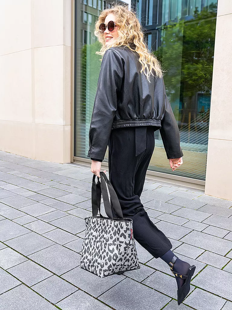 REISENTHEL | Shopper Leo Nero Medium | Negro