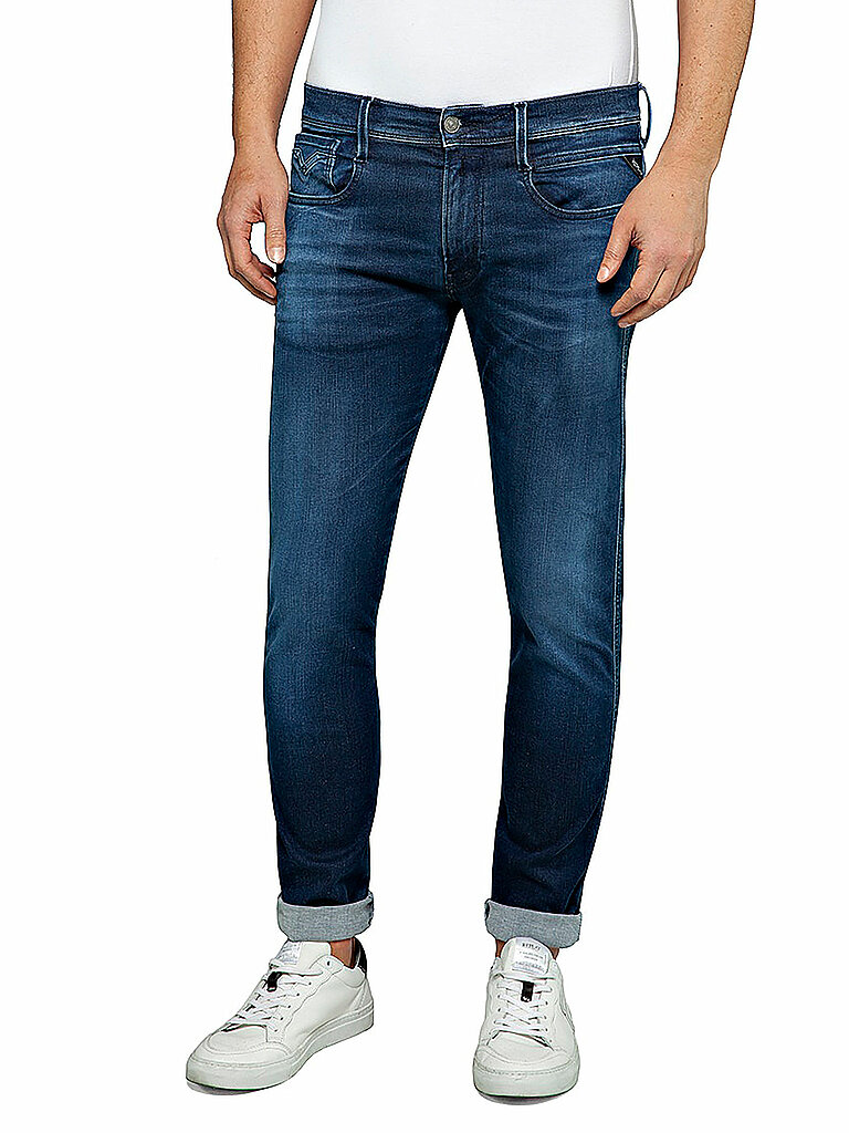 Vaqueros Slim Fit ANBASS HYPERFLEX CLOUDS azul 32/L34