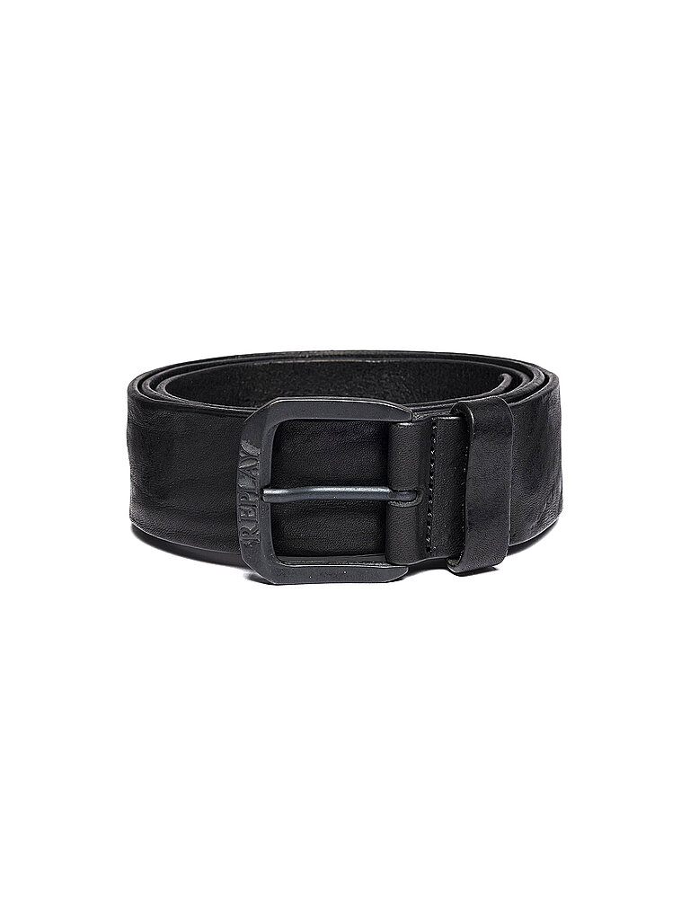 Cinturón de cuero negro 95