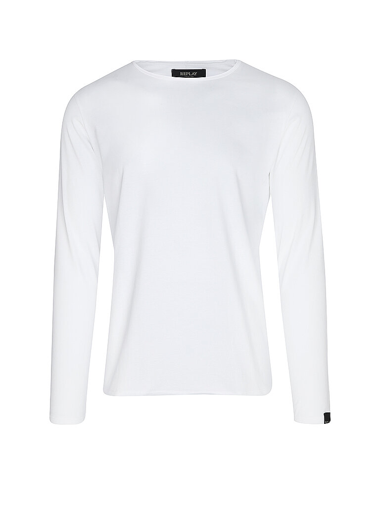 Camiseta de manga larga blanco M
