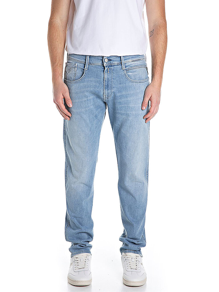 Jeans Slim Fit ANBASS HYPERFLEXX azul claro 34/L32