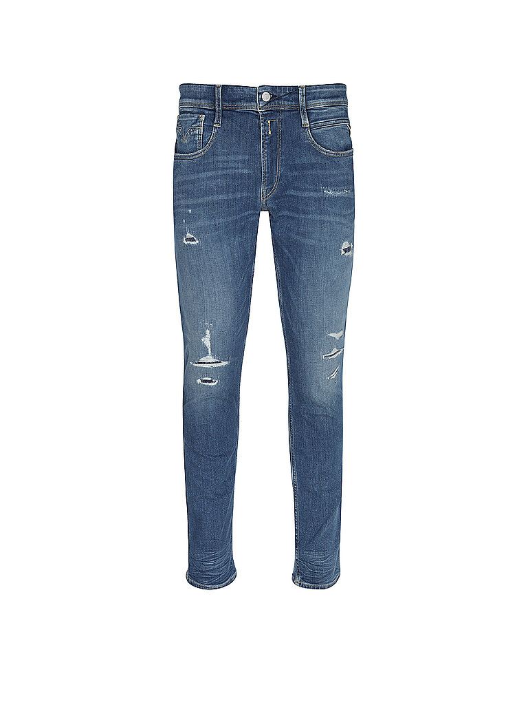 Vaqueros Slim Fit ANBASS 573 BROKEN REPAIR azul 30/L34