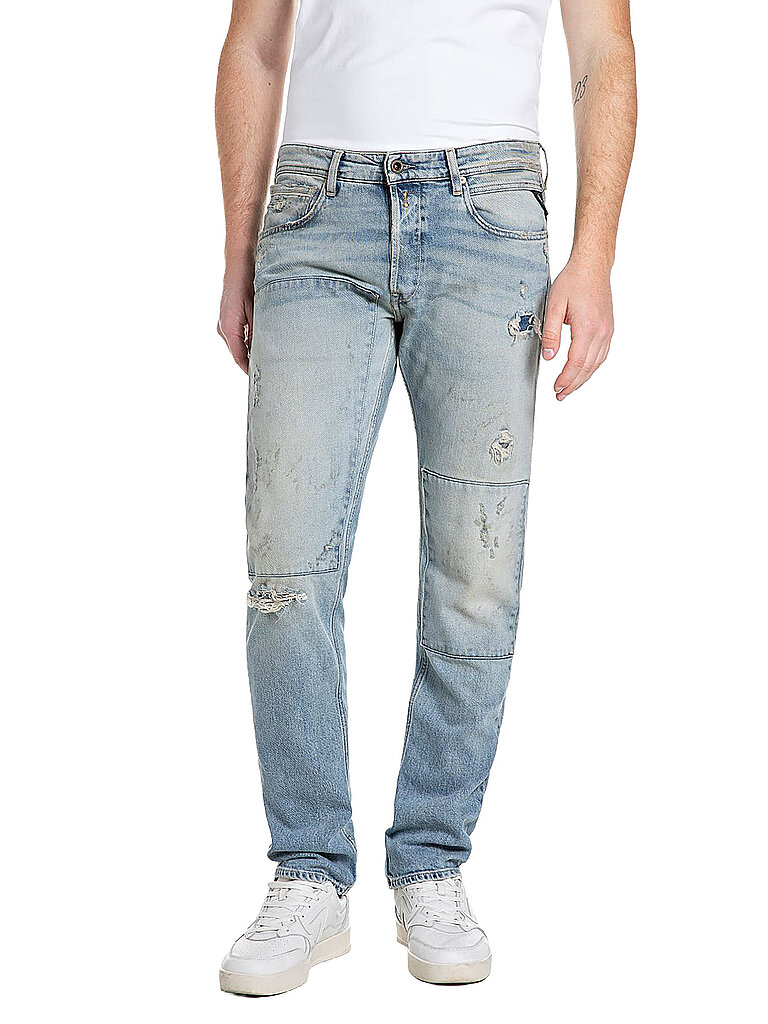 Jeans Slim Fit GROVER AGED azul claro 29/L32