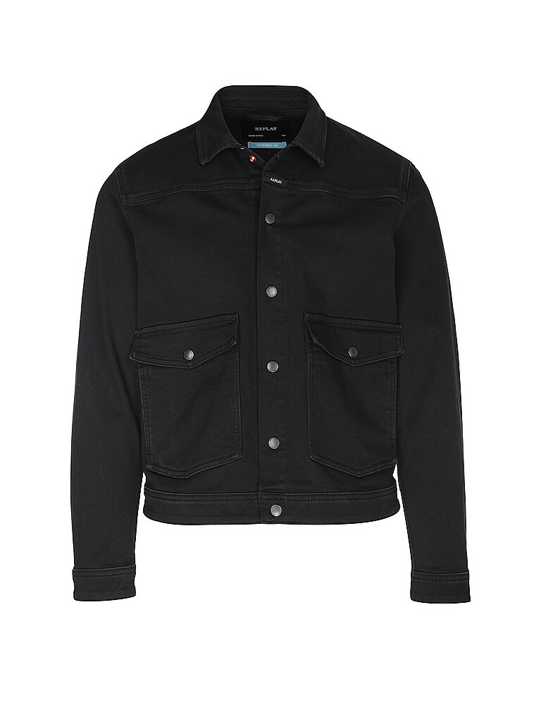 Replay Chaqueta vaquera negro M
