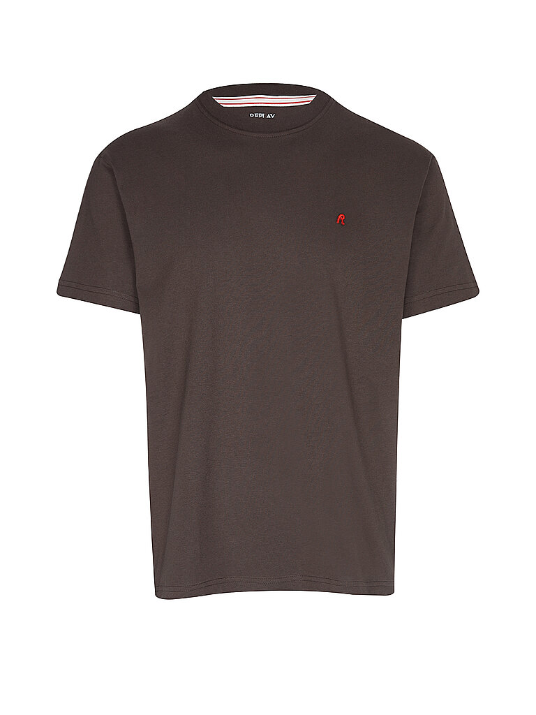 Replay Camiseta CHEST R marrón