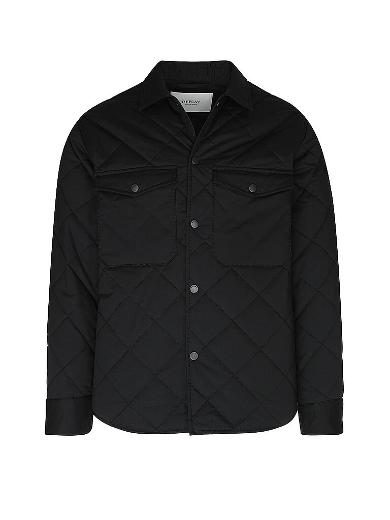 Replay Overshirt negro