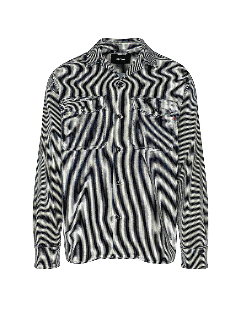 Replay Chaqueta de pana azul
