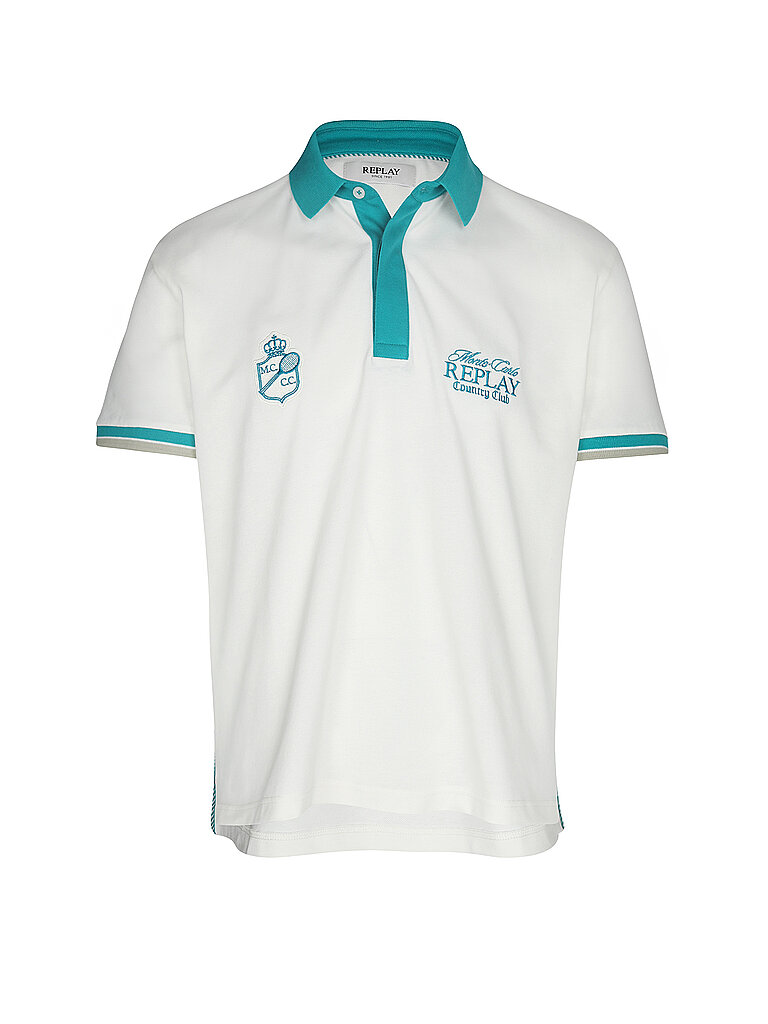 Replay Polo blanco M