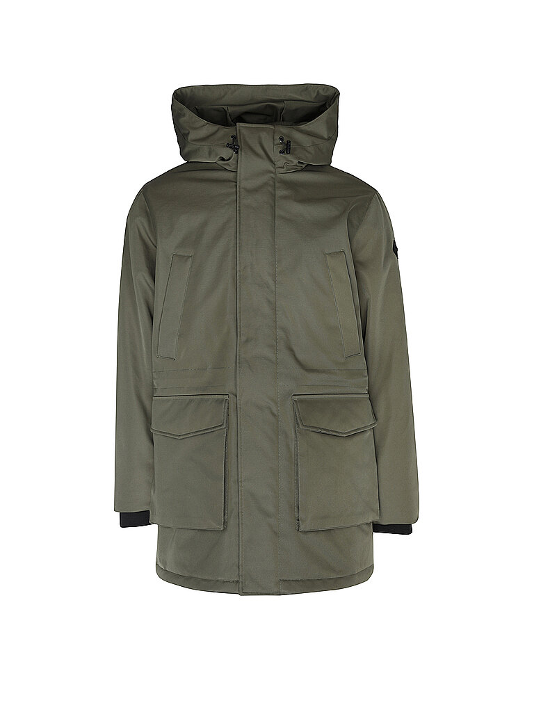 Replay Parka verde oscuro