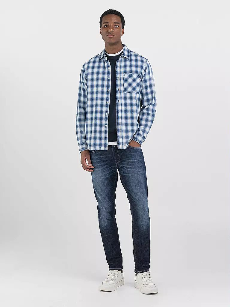 REPLAY | Camisa Regular Fit | Azul
