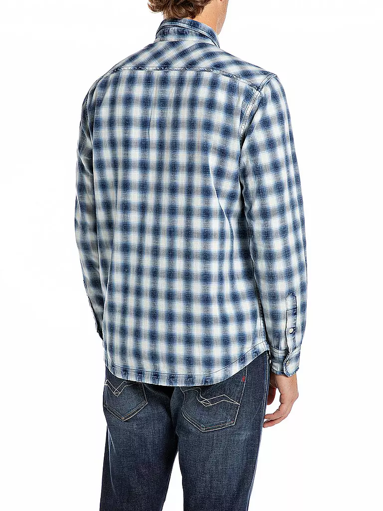 REPLAY | Camisa Regular Fit | Azul