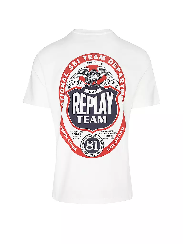 REPLAY | Camiseta | Blanco