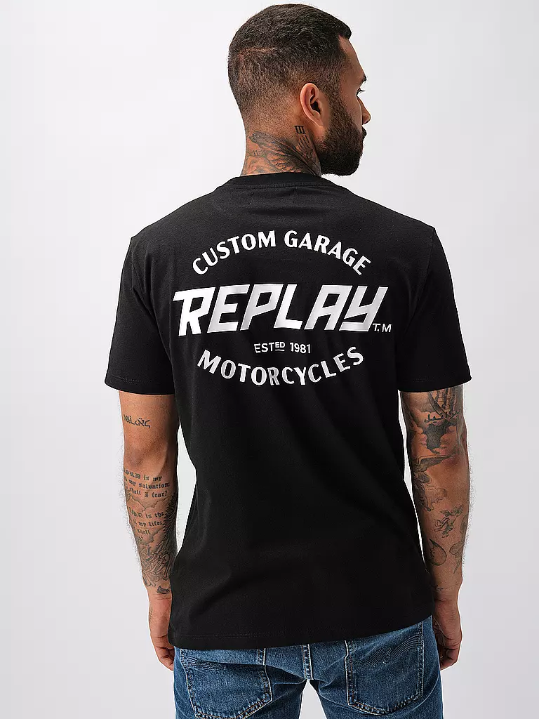 REPLAY | Camiseta | Negro