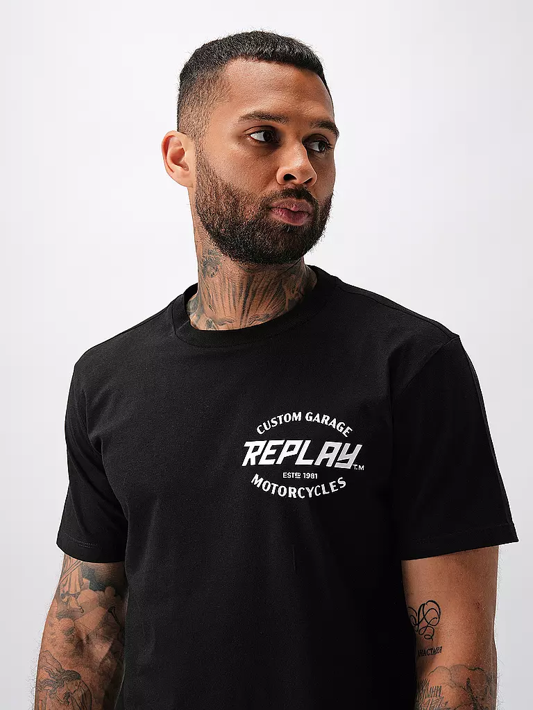 REPLAY | Camiseta | Negro