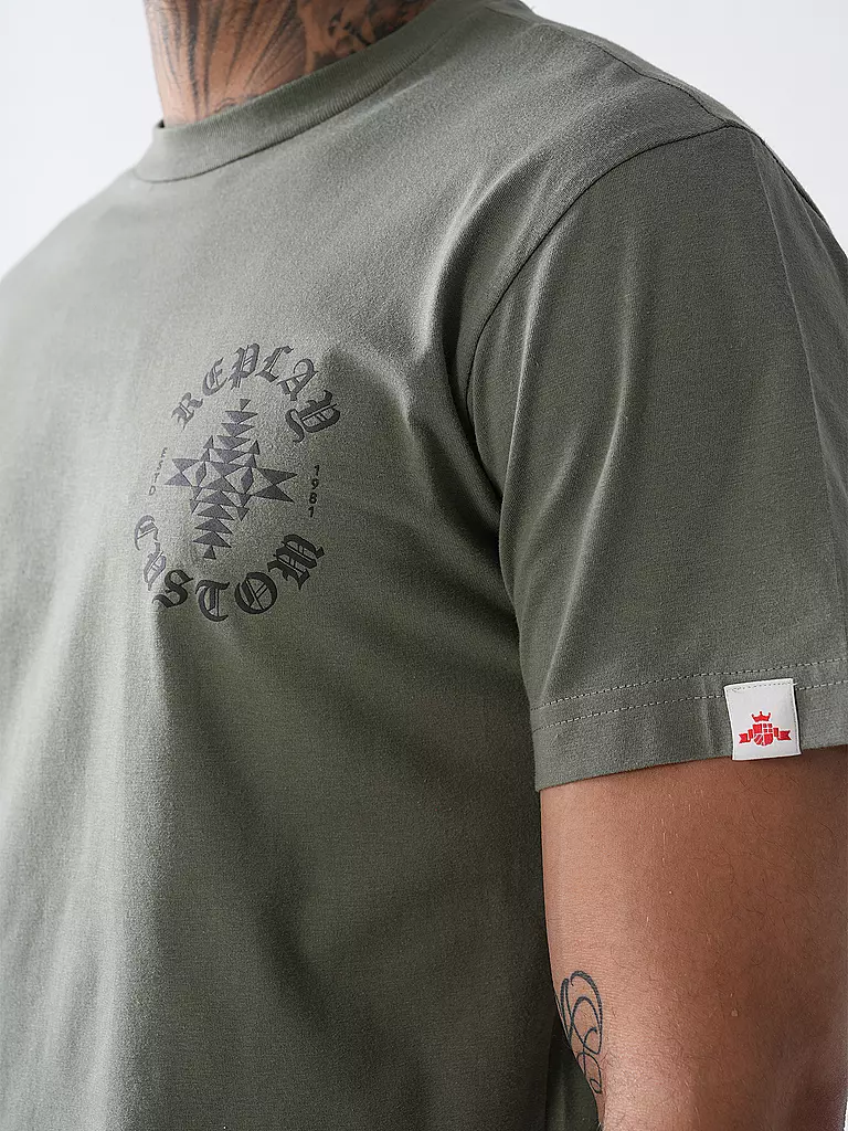 REPLAY | Camiseta | Oliva