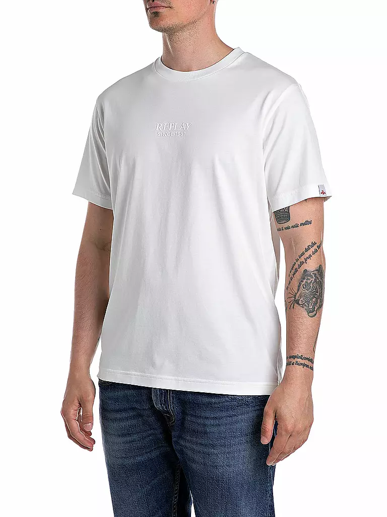 REPLAY | Camiseta | Blanco