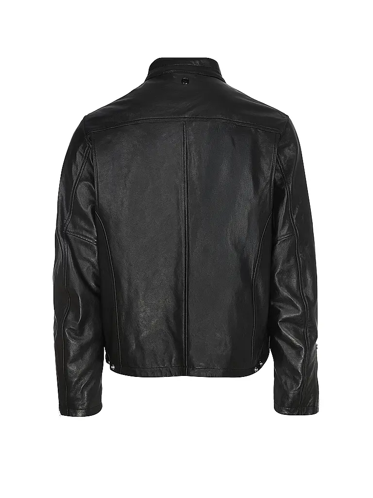 REPLAY | Chaqueta de cuero | Negro