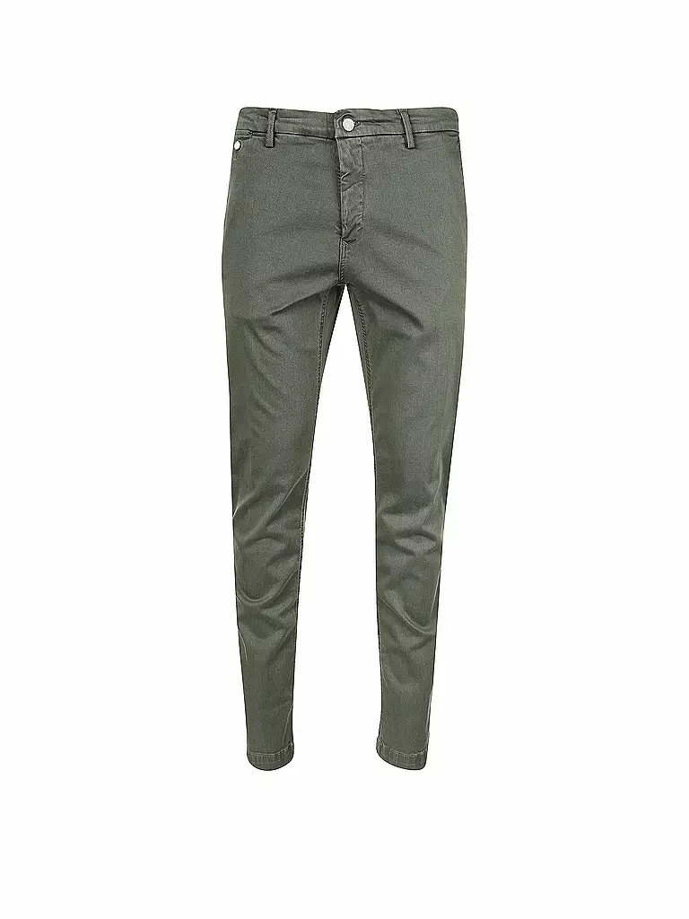 REPLAY | Chino Regular Fit " Benni " Hyperflexx | Oliva