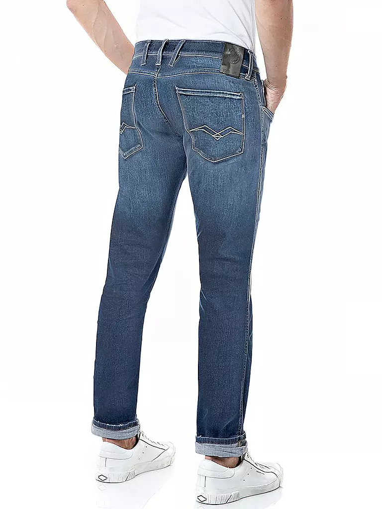REPLAY | Jeans Slim Fit Ambass Hyperflex Reused | Azul