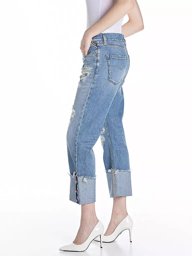 REPLAY | Jeans Straight Fit 7/8 AKEME | Azul claro