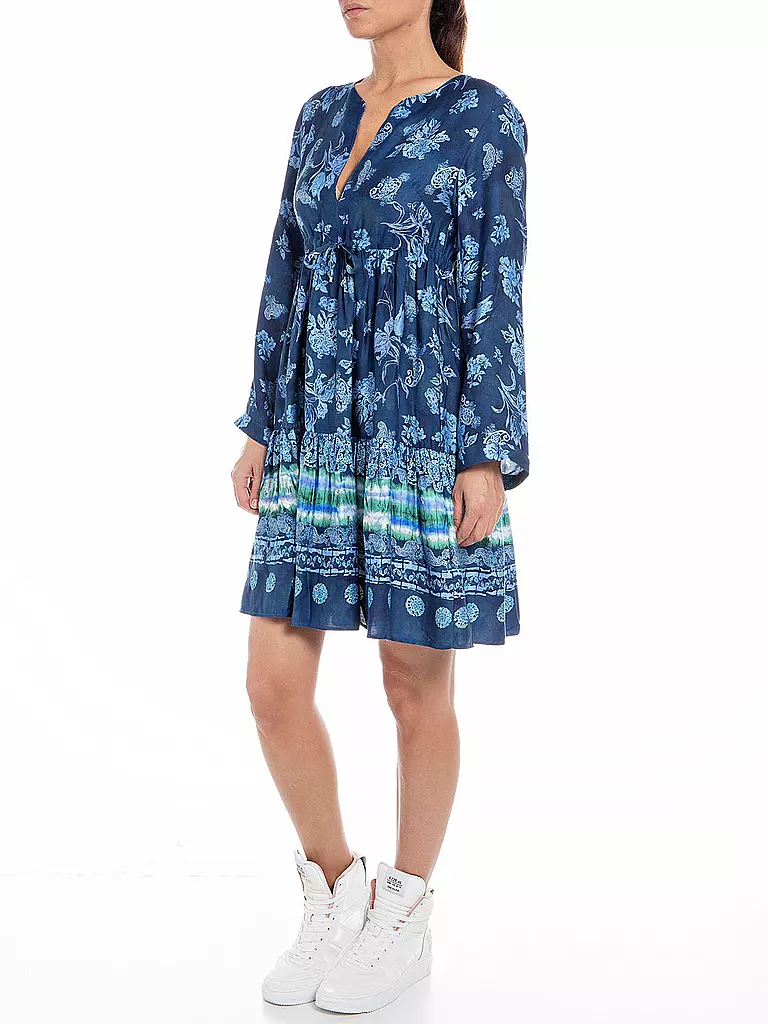 REPLAY | Midikleid | Azul oscuro