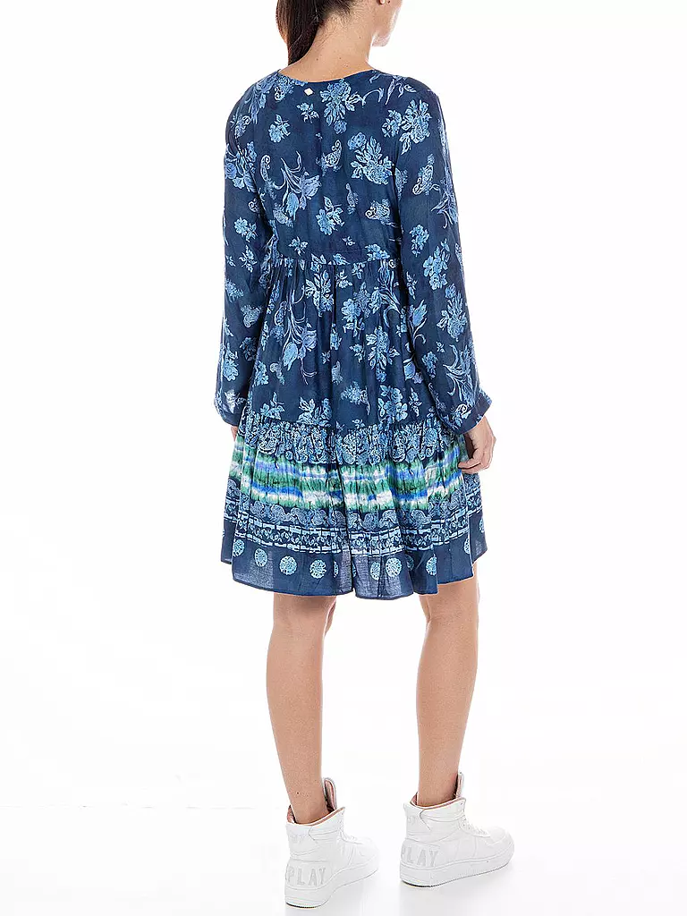 REPLAY | Midikleid | Azul oscuro