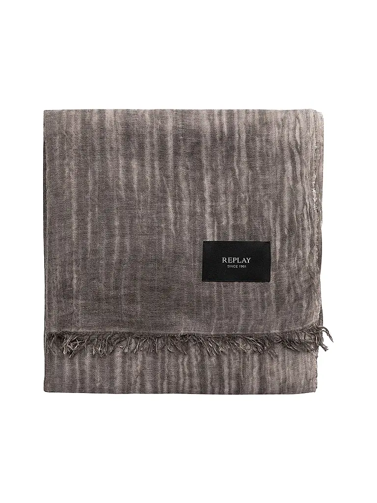 REPLAY | Nombre del producto: Bufanda
Marca: REPLAY
Color: marrón
Categorías: Moda, Hombre

Material: Lyocell
Estampado: Liso
Estilo: Glamour, Tendencia
Detalles: Flecos, Jaspeado | Marrón