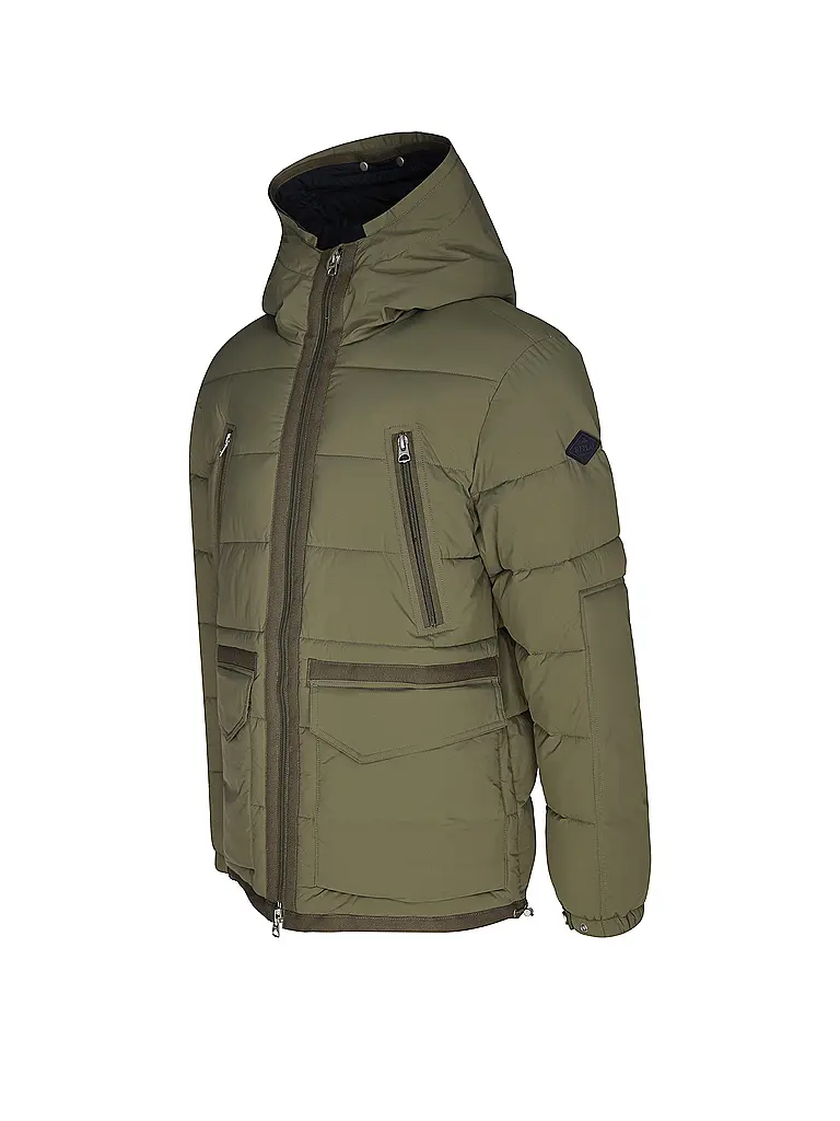 REPLAY | Nombre del producto: Chaqueta acolchada
Marca: REPLAY
Color: oliva
Categorías: Moda, Hombre

Largo de manga: Manga larga
Material: Poliéster / Poliamida
Forma del cuello: Capucha, Cuello alto
Diseño: Liso
Corte (Prenda exterior): Regular
Estilo: Glamou | 