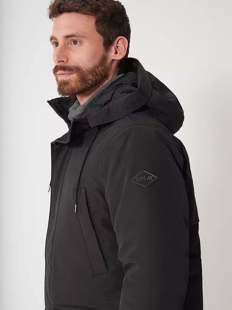 REPLAY | Parka  | Negro