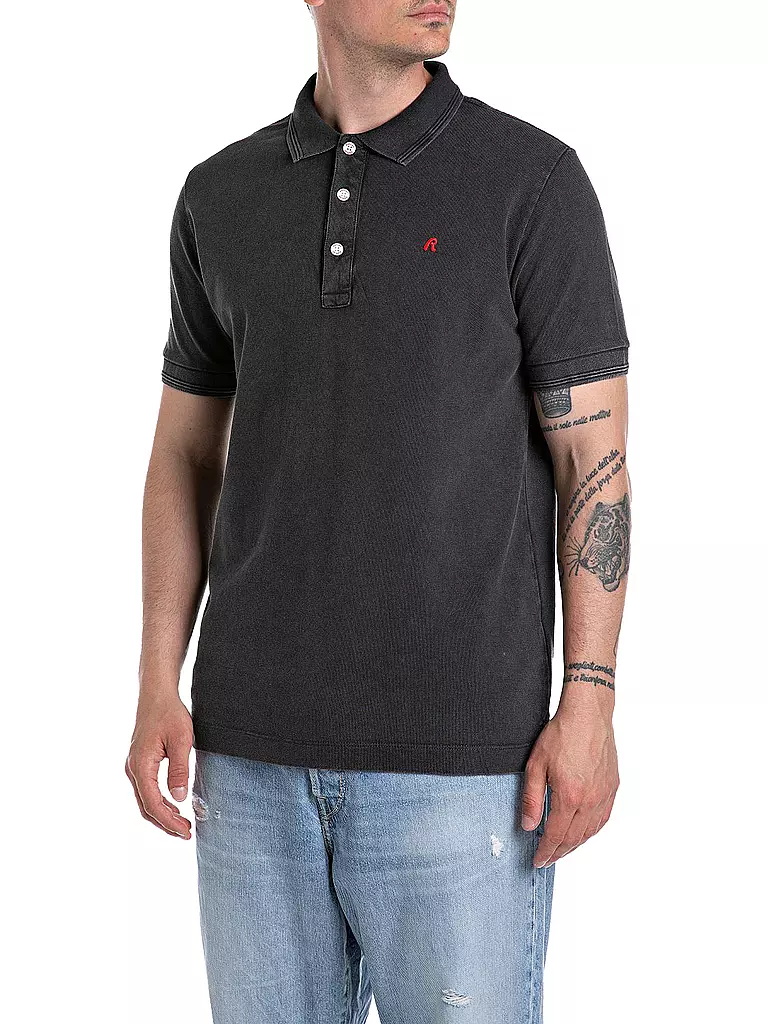 REPLAY | Poloshirt  | Negro