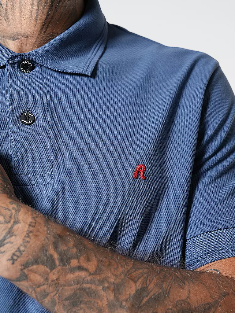REPLAY | Poloshirt  | Azul
