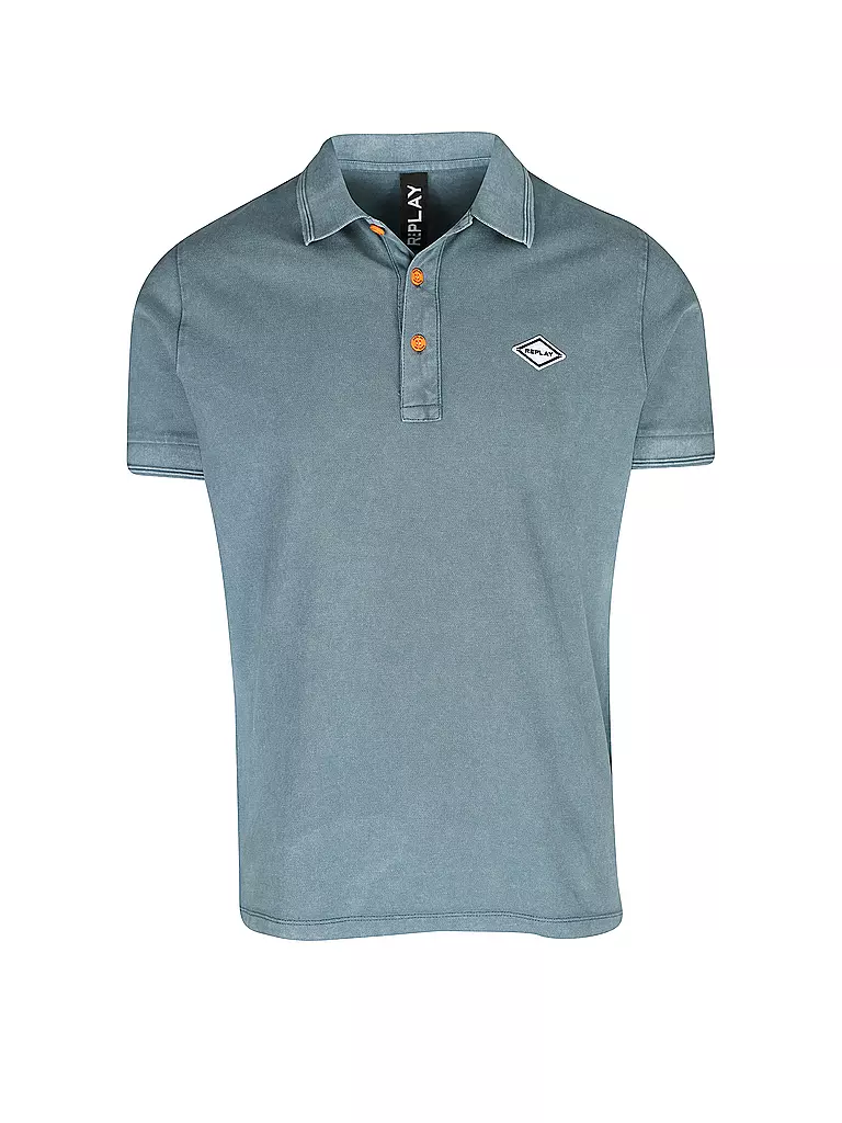 REPLAY | Poloshirt | Azul claro