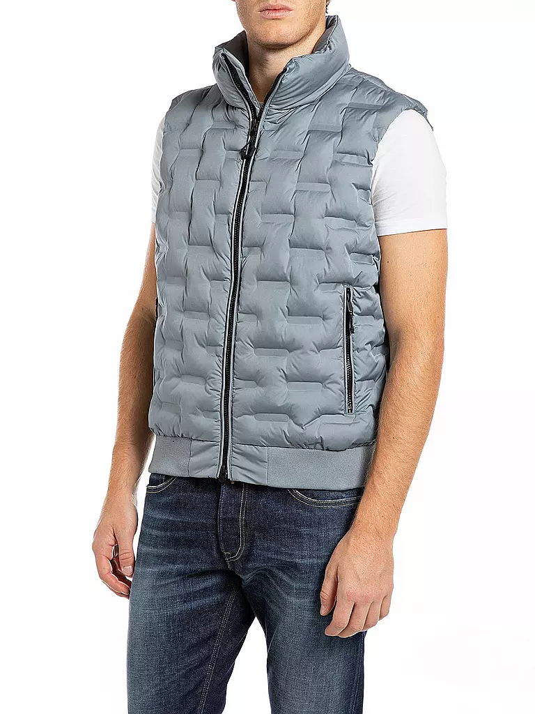 REPLAY | Steppgilet  | Gris claro