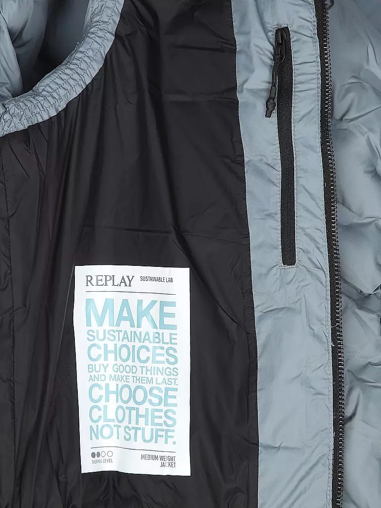 REPLAY | Steppgilet  | Gris claro