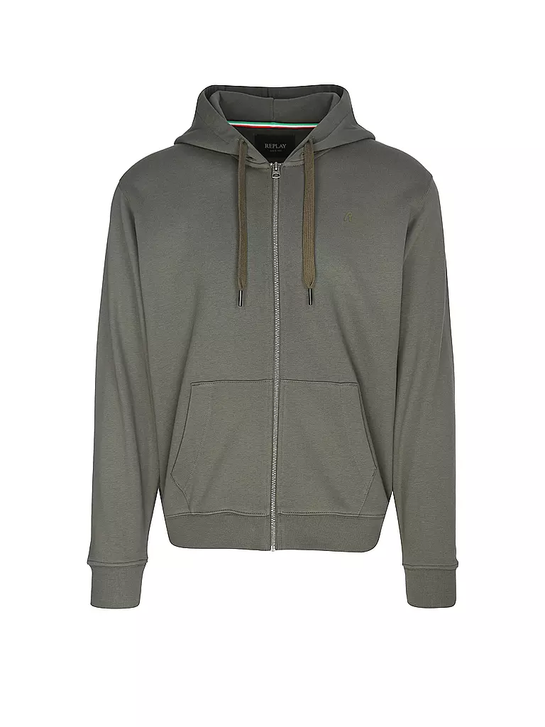 REPLAY | Sudadera con cremallera | Oliva