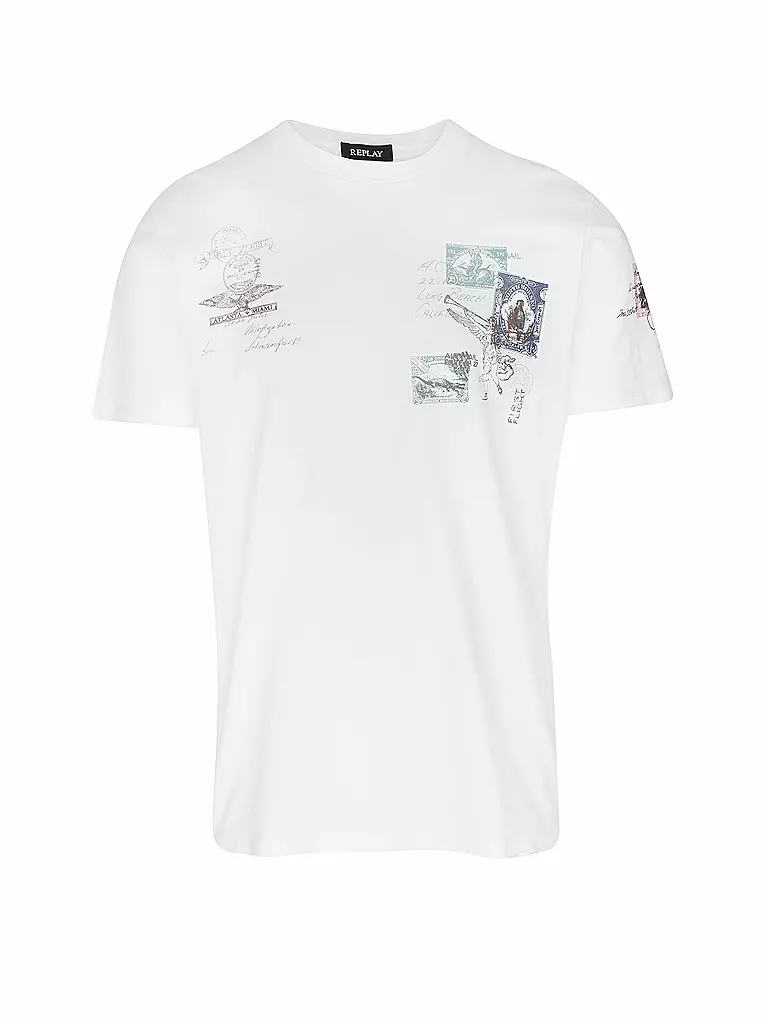 REPLAY | T-Shirt  | Blanco