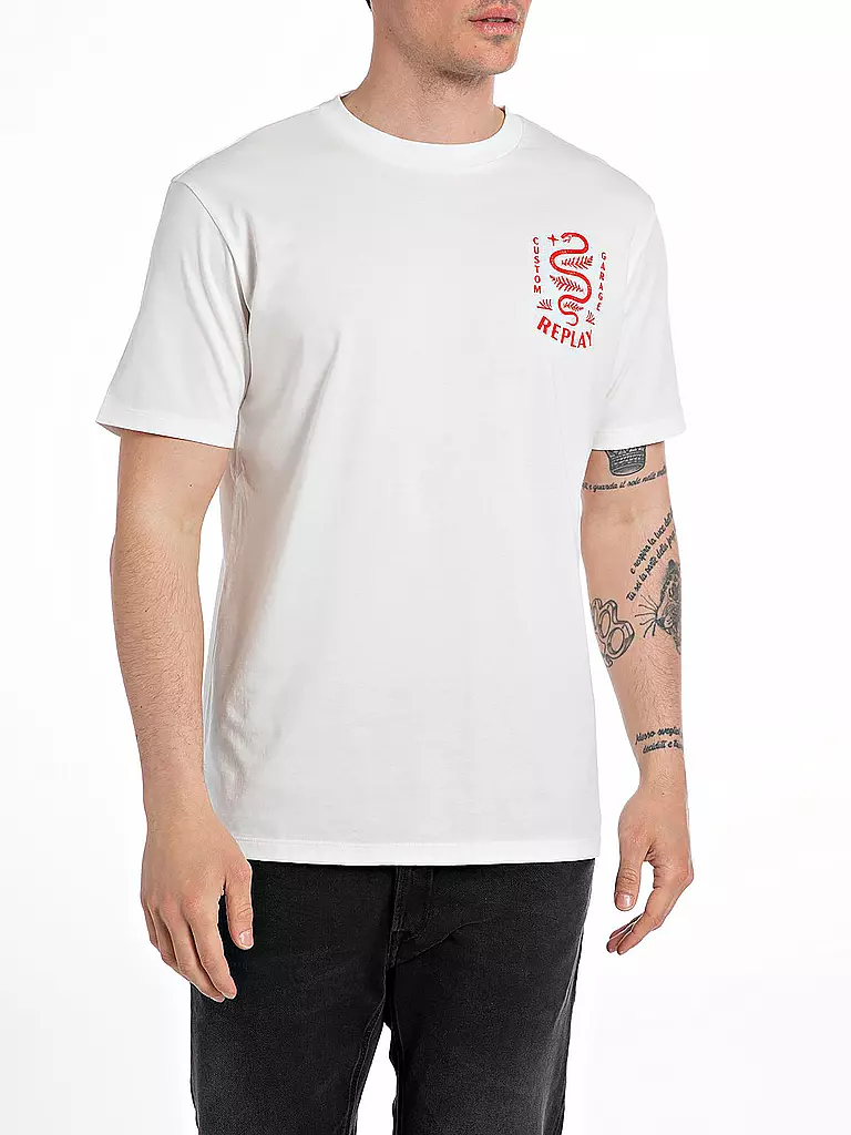 REPLAY | T-Shirt | Blanco