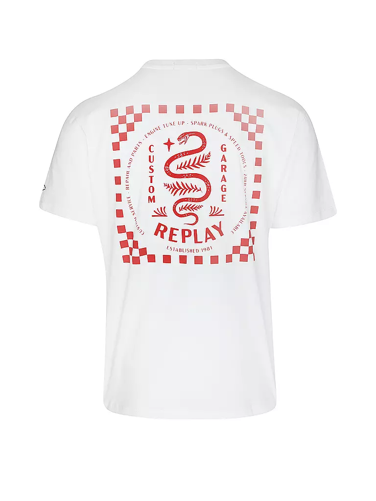 REPLAY | T-Shirt | Blanco