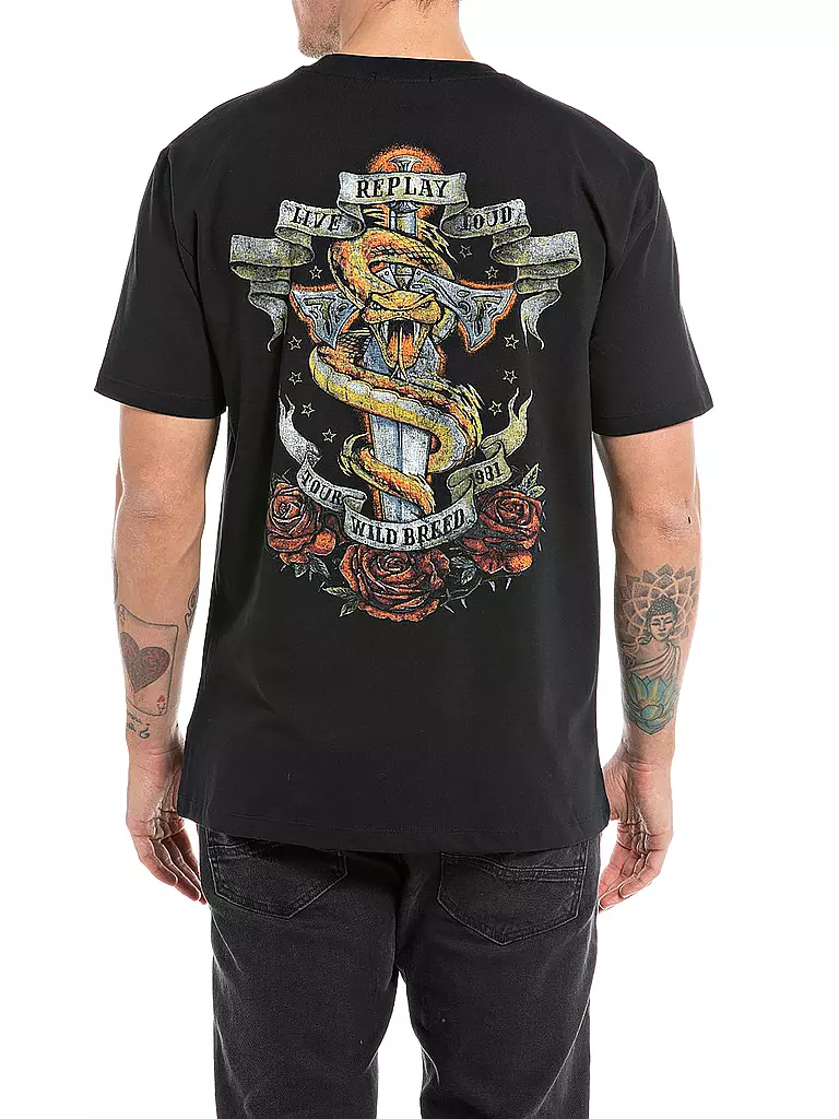 REPLAY | T-Shirt | Negro